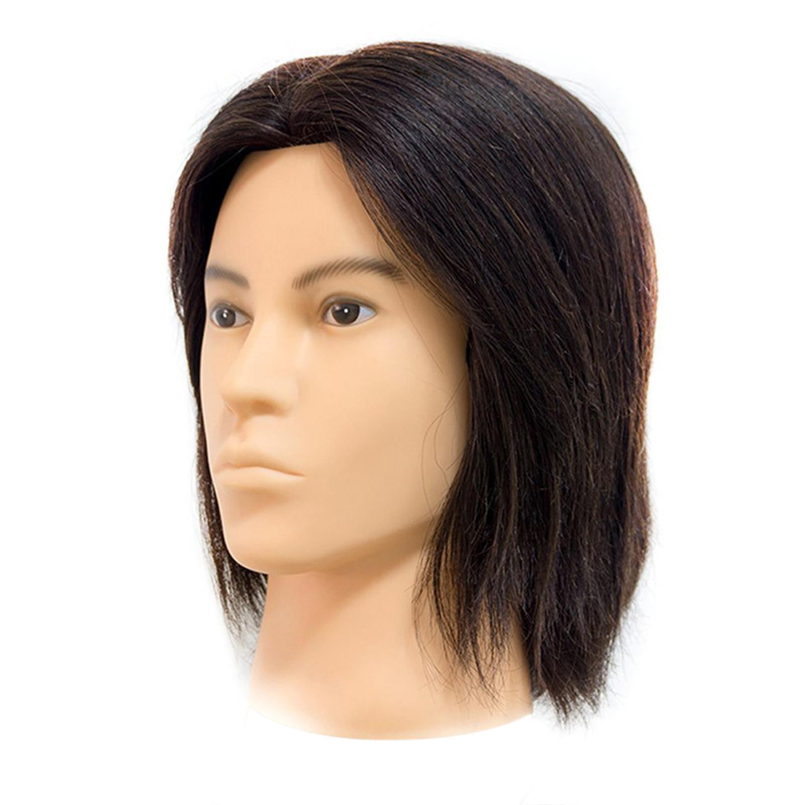 Kuntesetty Barber Training Men Mannequin Head Versatile 11inch Tall Accessory Realistic