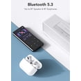 thumbnail image 3 of Reproductor MP3 AGPTEK A19X 64GB Bluetooth 5.3 con altavoz negro, 3 of 8