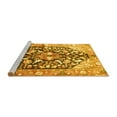 thumbnail image 2 of Ahgly Company Machine Washable Indoor Round Persian Yellow Traditional Area Rugs, 6' Round, 2 of 4