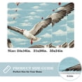 thumbnail image 2 of Seagull Non-Slip Polyester Door Mat Floor Rug, Machine Washable Office Rug, 2 of 6
