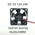 thumbnail image 4 of 35MM Hydrulic Bearing 3D Printer Fan 35x35x10MM 3.5cm  Fan Cooling Fan DC 5V 12V 24V 2PIN 3PIN, 4 of 6