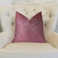 thumbnail image 2 of Almohada de lujo hecha a mano Plutus Boysenberry rosa y crema - Doble cara 20 "x 36" King Plutus PBRAZ274-2036-DP, 2 of 2