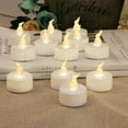 thumbnail image 3 of 15 Pcs Flameless LED Tea Lights: Battery Operated Candles for Valentine's Day and Wedding Decor., 3 of 5