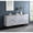 Chrome, variant on Wine Server for Dining & Living | Store Glassware, Accessories & Wine Bottles | Synthetic Wood Construction, Durable & Elegant | Solve Home Storage & Display Problem