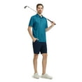 thumbnail image 6 of DTWOOO Men's Golf Shirts Short Sleeve Print Performance Moisture Wicking Dry Fit Golf Polo Shirts for Men, 6 of 8