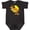Black Leopard, variant on Inktastic Roaring Tyrannosaurus Rex Witch on Halloween Boys or Girls Baby Bodysuit