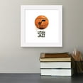 thumbnail image 2 of Gallery Pops NBA Utah Jazz - Drip Basketball Wall Art, White Framed Version, 12" x 12", 2 of 5