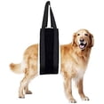 thumbnail image 5 of Eslinga grande para perros para patas traseras de 30 a 120 libras que ayuda a perros mayores con movilidad limitada, arnés de elevación para perros de 6 x 41,3 pulgadas, elevador para perros para rehabilitación de artritis del ligamento cruzado anterior Rojo Verde, 5 of 5