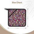 thumbnail image 2 of 2PCS Pot Holders for Kitchen - Heat Resistant Silicone Pot Holders with Hanging Loop, Doodles Wedding Non Slip Oven Hot Pads, Potholders for Decor Baking Cooking Kitchen, 2 of 6