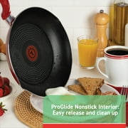 T-fal Easy Care, 20 Piece Non-Stick Pots and Pans Cookware Set, Red