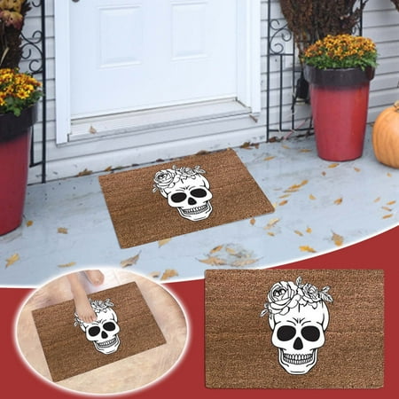 

Tagold Halloween Door Mat Cartoon Floor Mat Hallway Kitchen Absorbent Mat Foot Mat Soft Non-slip