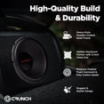 thumbnail image 3 of Crunch CRW12D4 12 In 4 Ohm Dual Voice Coil Car Subwoofer Speakers (2 Pack), 3 of 7