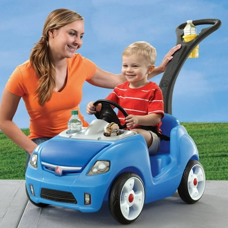 Step2 Whisper Ride II Ride On Push Car, Blue