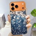 thumbnail image 3 of Case For Apple iPhone Air / 17 Pro / 17 Pro Max Series Case, Slim Thin Transparent Flexible Clear TPU Shockproof Phone Case For iPhone 17 Series, Elegant Christmas with Snowflake, 3 of 6