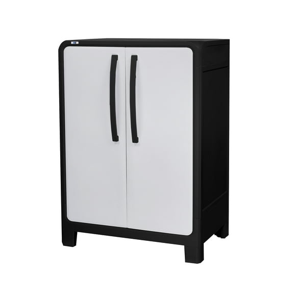 Armario Multiusos Eco Mediano MQ 429-ECO Negro y Gris