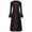 Burgundy, variant on TiaoBug Girls Medieval Renaissance Dress Long Sleeve Lace-Up Halloween Gothic Victorian Corset Dress Burgundy 6