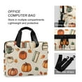 thumbnail image 4 of FORMRS 16" Laptop Bag Carrying Sleeve Case with Handle Travel Shoulder Briefcase, Beige Fall Coffee, 4 of 8