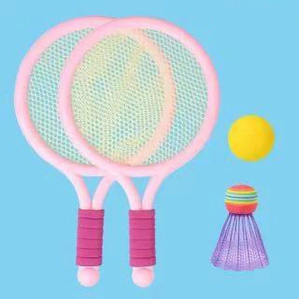 Kids Tennis Rackets with Carrying Bag,Soft Training Balls and Badminton Birdies,12 in 1 Tennis Racquets Gift Set for Children Outdoor Indoor Sports 