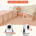 thumbnail image 5 of HelloBaby HB6352 Video Baby Monitor – 5″ LCD, No Wifi, Pan-Tilt-Zoom, 1000 ft Range, 5 of 7