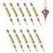 thumbnail image 3 of Legacy Woodturning, Christmas Tree Ornament Project Kit - Gold Finish, 10 Pack, 3 of 10