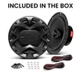 thumbnail image 5 of BOSS Audio Systems CH6530B Chaos Series Altavoces para puerta de coche de 6,5 pulgadas, 300 vatios máximo (por par), coaxial, 3 vías, rango completo, 4 ohmios, se venden en pares, Bocinas para Carro, 5 of 5