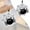 F, variant on Clearance Under $1.96! 1 Pack Halloween Hand Towel Skull and Crossbones Design Fuzzy Cloth for Bathroom Kitchen Decor (One Size H)