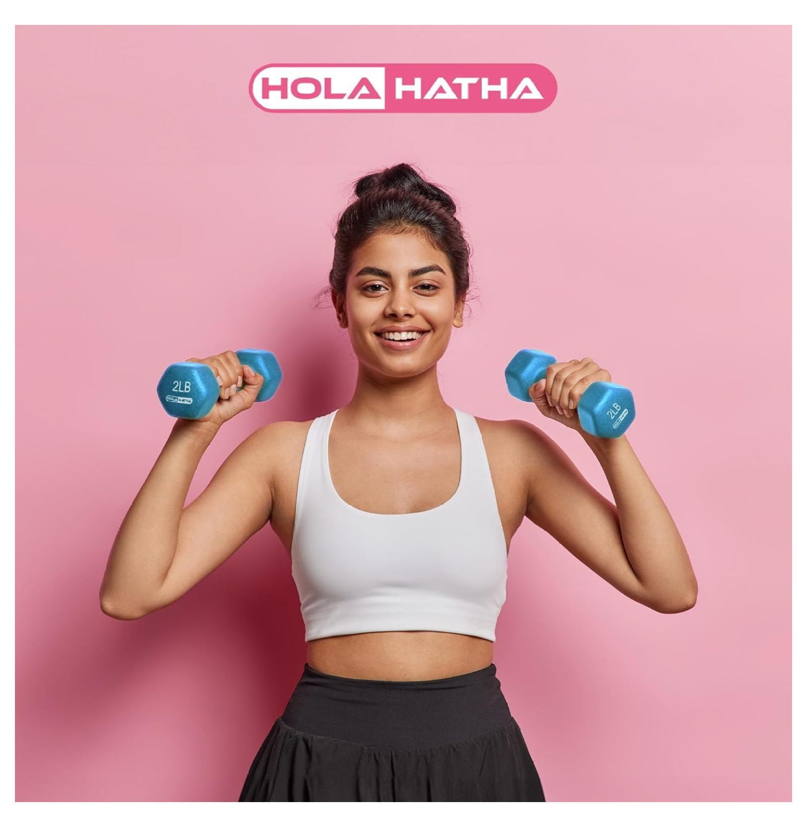 Neoprene Dumbbell Free Hand Weight Set with Rack, Ideal for Home Exercises to Tone and Definition