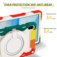 thumbnail image 3 of FJLBDE Case for Honor Pad X10 Pro 11.5 inch (2026) with 360 Kickstand, Shoulder Strap Carrying Protective Cover, Multicolor Red, 3 of 6