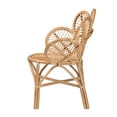 thumbnail image 4 of bali & pari Eliava Rattan BOHO Peacock Chair, Natural Brown, 4 of 10