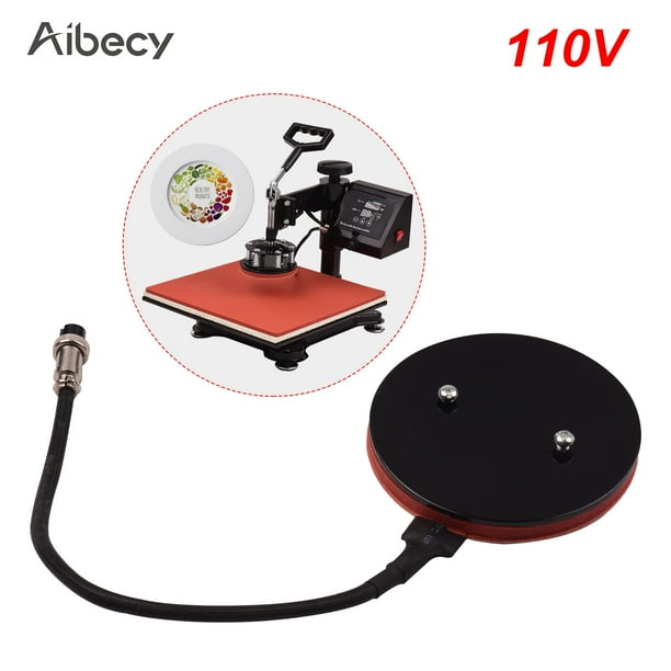 Aibecy 12.5cm/4.9in Small Heat Press Plate Pad Silicone Heating Pad Mat