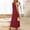 *Wine, variant on ClodeEU Women's Sleeveless Round Neck Flowy Maxi Dress,Casual Loose Fit Swing Dress with Pockets Army Green,Women's Plus L