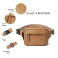 thumbnail image 5 of Fanny Packs for Women Fashion Waist Packs Bag with Adjustable Strap and 4 Zipper Pockets Waterproof Everywhere Crossbody Belt Bag for Workout Running Travelling, 5 of 8