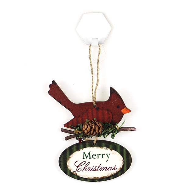 Inteprter Letrero de para colgar en Navidad, puerta decorativa, ventana, arte de dibujos animados coloridos, artesanía, favores de fiesta, Kits de decoración para fiestas Tipo 3 Inteprter HA063944-03
