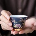 thumbnail image 3 of Taza de té Kung Fu de 70ml, mini taza maestra, hecha a mano, juego de té de cerámica, taza de té, taza de té torneada en un solo horno, 3 of 5