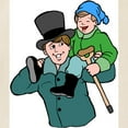 thumbnail image 2 of CafePress - Tiny Tim & Bob Cratchit Tote Bag - Unisex Canvas Tote Bag, Beige, 1-Piece, 2 of 6