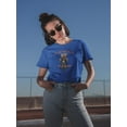 thumbnail image 2 of Not Just Riding Bear N Bike Shaped T-Shirt Women -Image by Shutterstock, Female Medium, 2 of 4