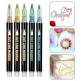 thumbnail image 4 of YAOMOBB Fluid Writing Markers Student Outline Planner Set with Glitter Double Line Colors (12 Colors), 4 of 6