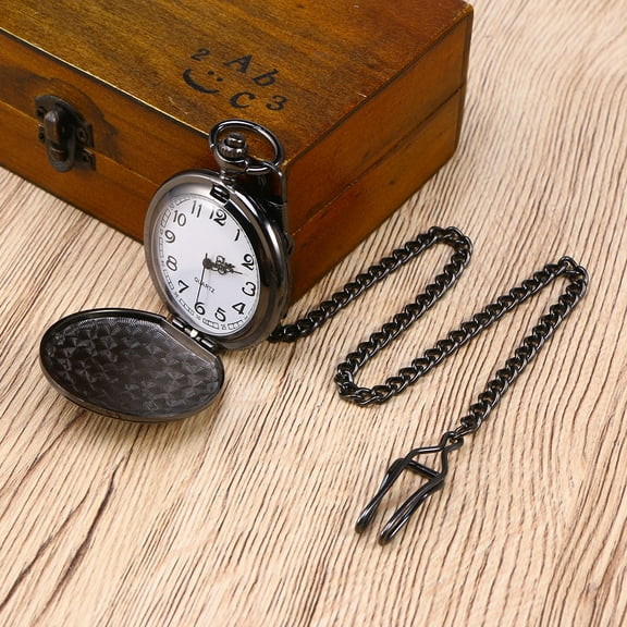 FRCOLOR  Vintage Pocket Watch Automatic Gift for Husband Old Clock