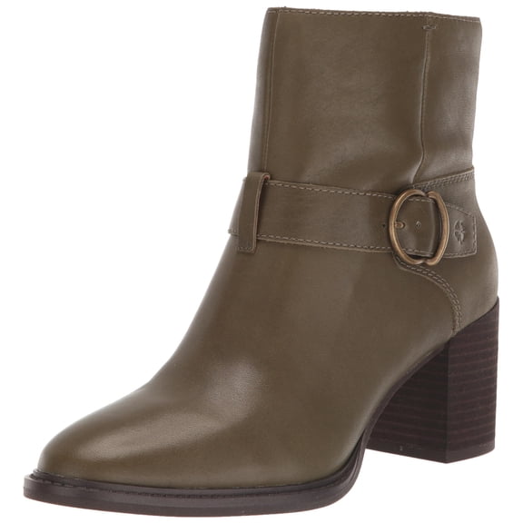 Lucky Brand Women's Achelle Bootie Ankle Boot, Burnt Olive, 9.5