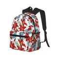 thumbnail image 2 of Haiem Lilies Flowers Lightweight Backpack for School, Classic Basic Water Resistant Casual Daypack for Travel with Bottle Side Pockets, 2 of 8