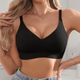 thumbnail image 3 of Jelly Bras for Women Comfortable V Neck Seamless Wireless Bralettes Everyday Bra Tshirt Bra, 3 of 8