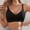 Black, variant on Women Jelly Bras Deep V Supportive Wireless No Underwire Seamless Bras Comfortable Push Up Bralettes L