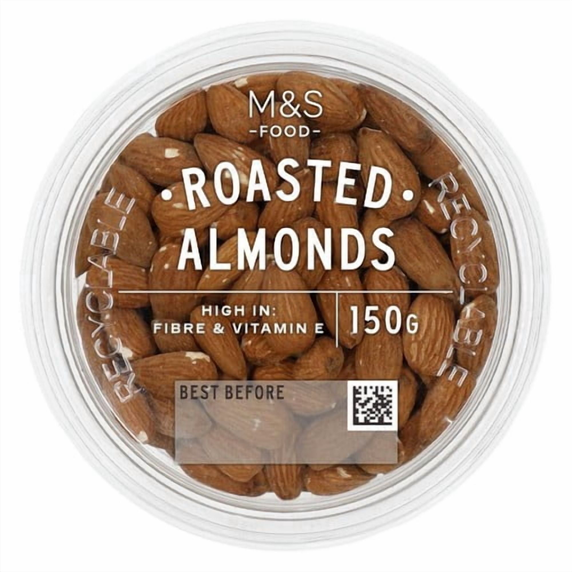 M&S Roasted Almonds 150g, British Import (Pack of 3)