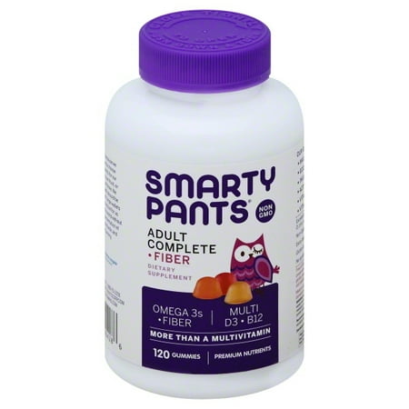 UPC 851356004286 product image for SmartyPants Adult Complete Multivitamin and Fiber Gummies, Orange Lemon and Stra | upcitemdb.com