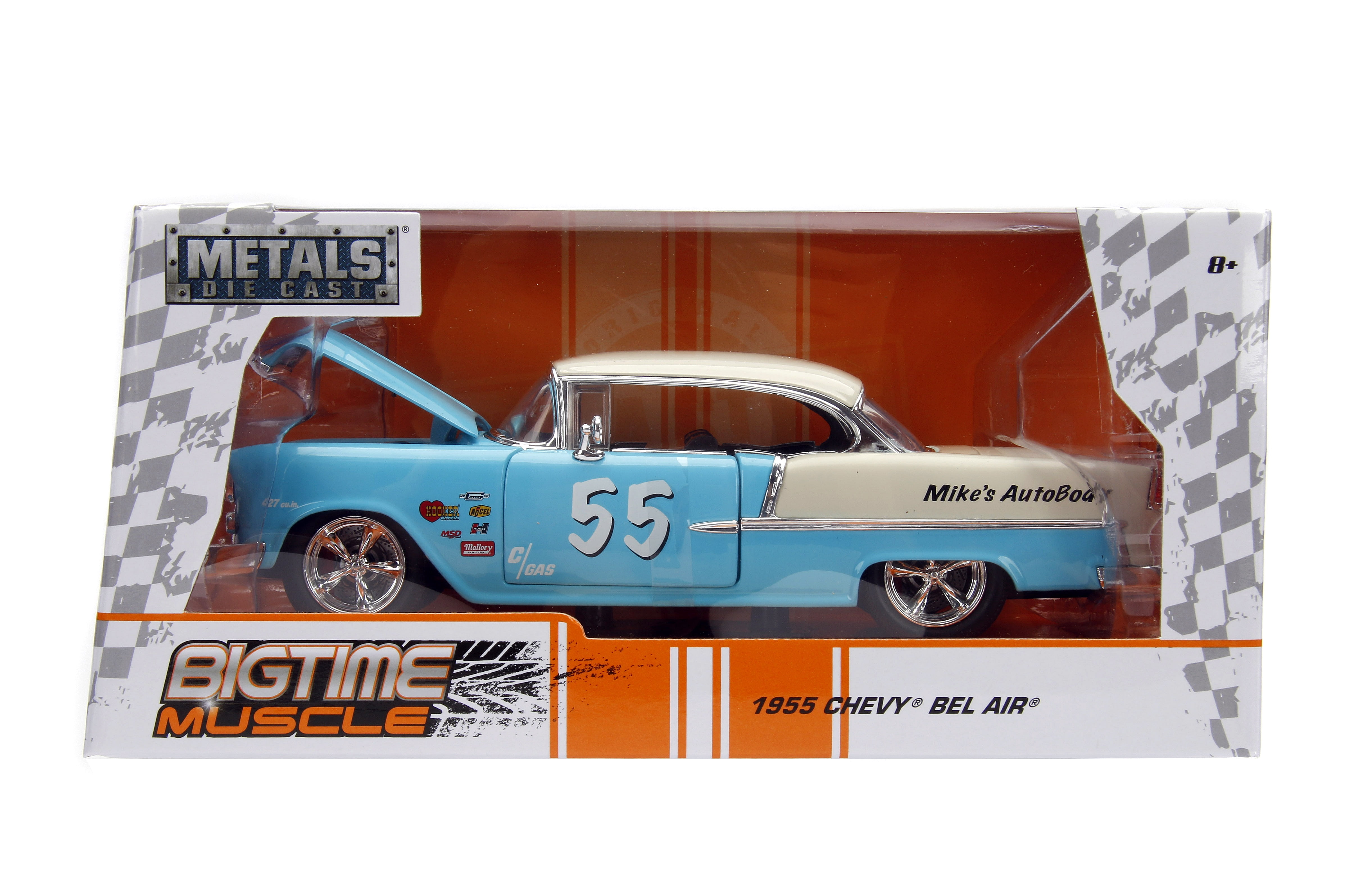 Jada Toys 1955 Chevy Bel Air 1:24 Scale Die Cast Vehicle - Walmart.com