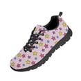 thumbnail image 5 of Psesaysky Colorful Stars Printed Running Shoes for Women for Big Girls Lightweight Breathable Walking Sneakers Anti-Slip Durable Tennis Shoes for Girl Students, 5 of 7