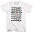thumbnail image 1 of Weezer T-Shirt pour Adulte Blanc à Couleurs Répétées, 1 of 2