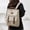 🔥 Beige_New, variant on Backpack Shoulder Bag Fashion Trend for Junior High College Students Casual Large Capacity Travel Daypack Lightweight with Multiple Pockets