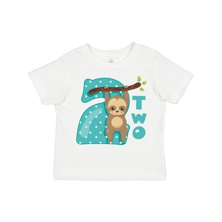 

Inktastic Baby Sloth 2nd Birthday Gift Toddler Boy or Toddler Girl T-Shirt