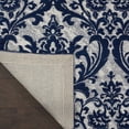thumbnail image 6 of Nourison Damask Damask Ivory/Navy 2'3" x 3'9" Area Rug, (2x4), 6 of 8